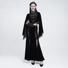 EVA LADY Women's Gothic Spider Beaded Chain Lace Choker