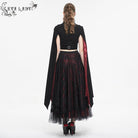 EVA LADY Women's Gothic Stand Collar Floral Embroidered Shirt