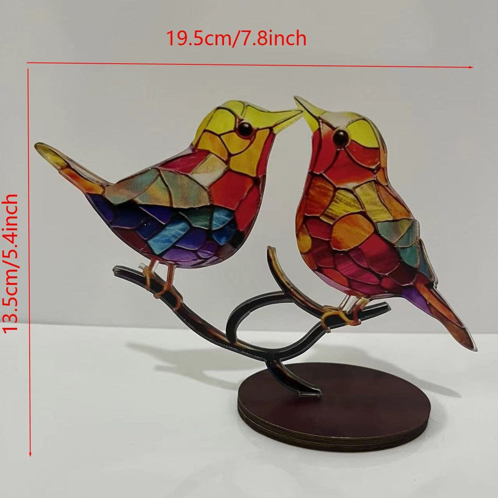 Kobine Gothic Colourful Birds Decor