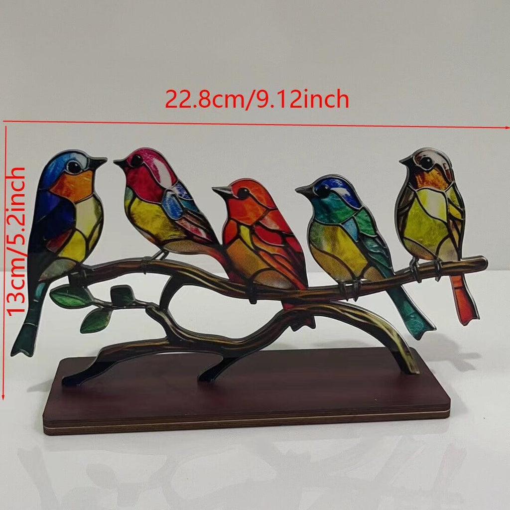 Kobine Gothic Colourful Birds Decor