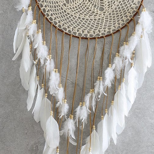 Kobine Gothic Feather Knitted Dreamcatcher