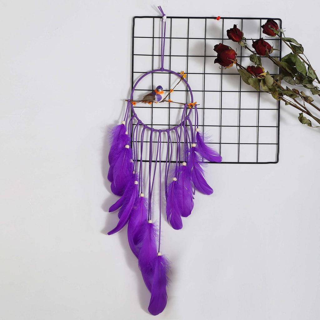 Kobine Gothic Lark Tassels Feather Dreamcatcher