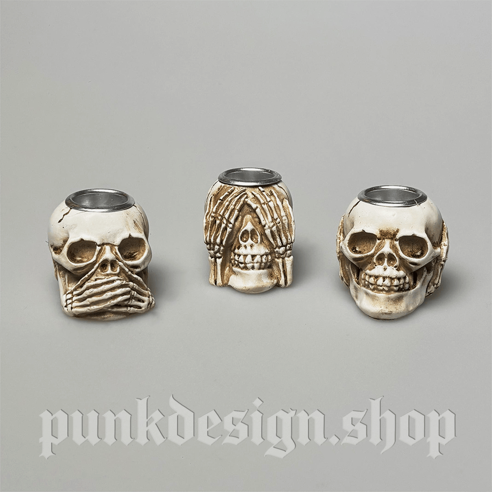 Kobine Home's Gothic Blind&Deaf&Mute Candlestick Ornament