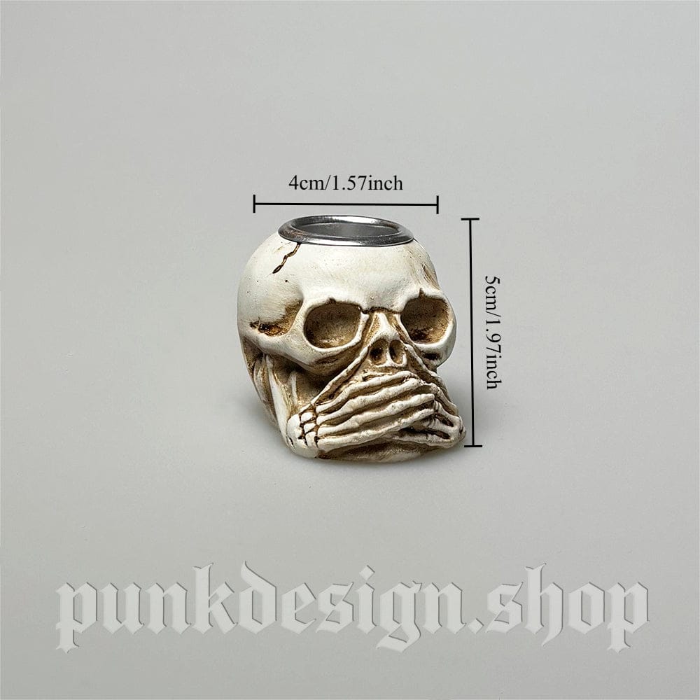 Kobine Home's Gothic Blind&Deaf&Mute Candlestick Ornament