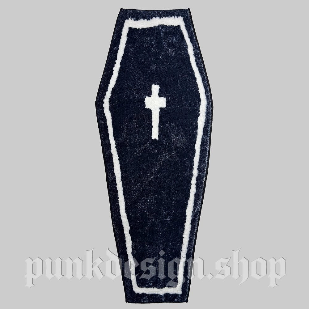 Kobine Home's Gothic Coffin Shape Cross Mat