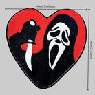 Kobine Home's Gothic Heart Shape Death Mat