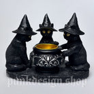 Kobine Home's Gothic Magic Cat Candlestick Ornament