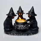 Kobine Home's Gothic Magic Cat Candlestick Ornament