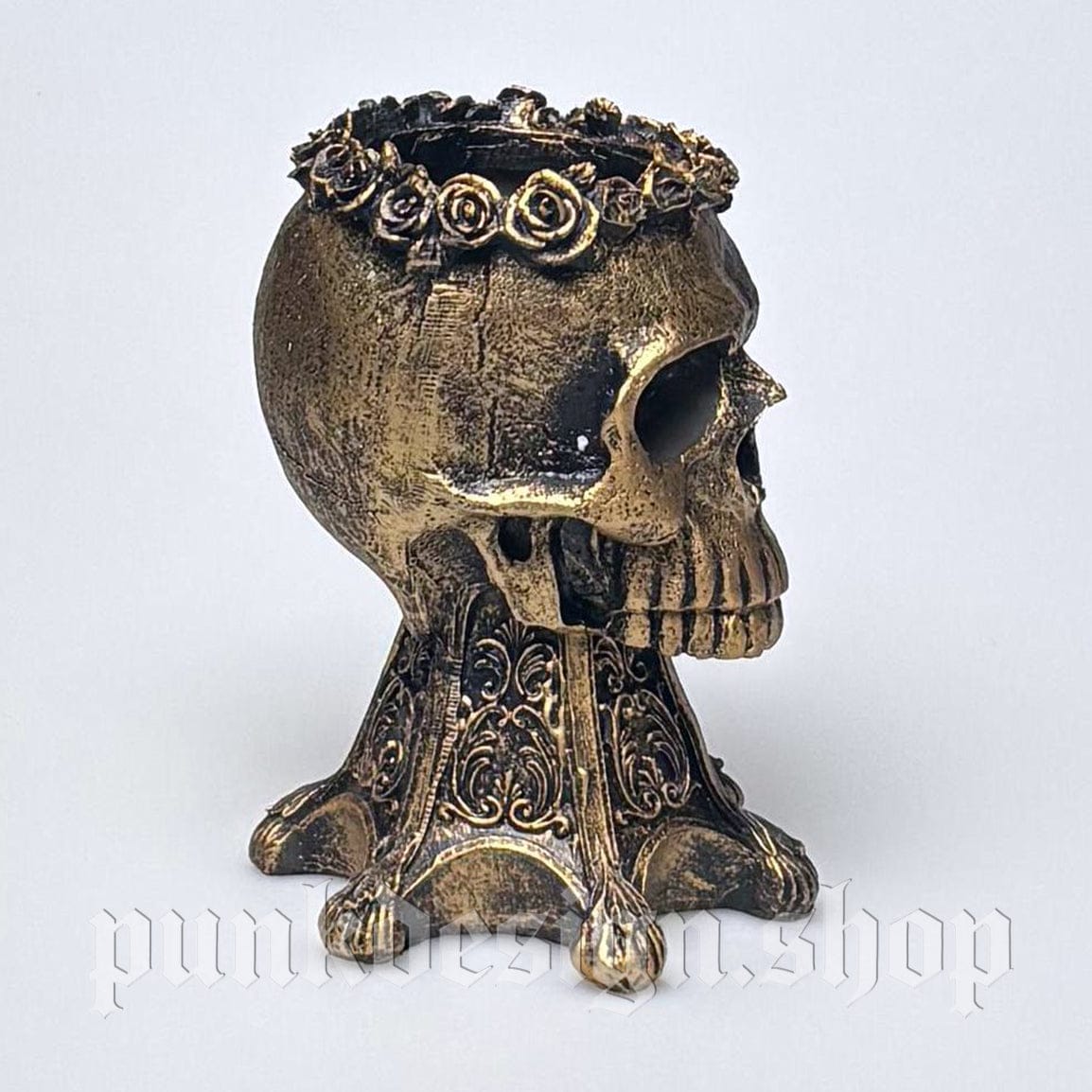 Kobine Home's Gothic Owl Candlestick Ornament