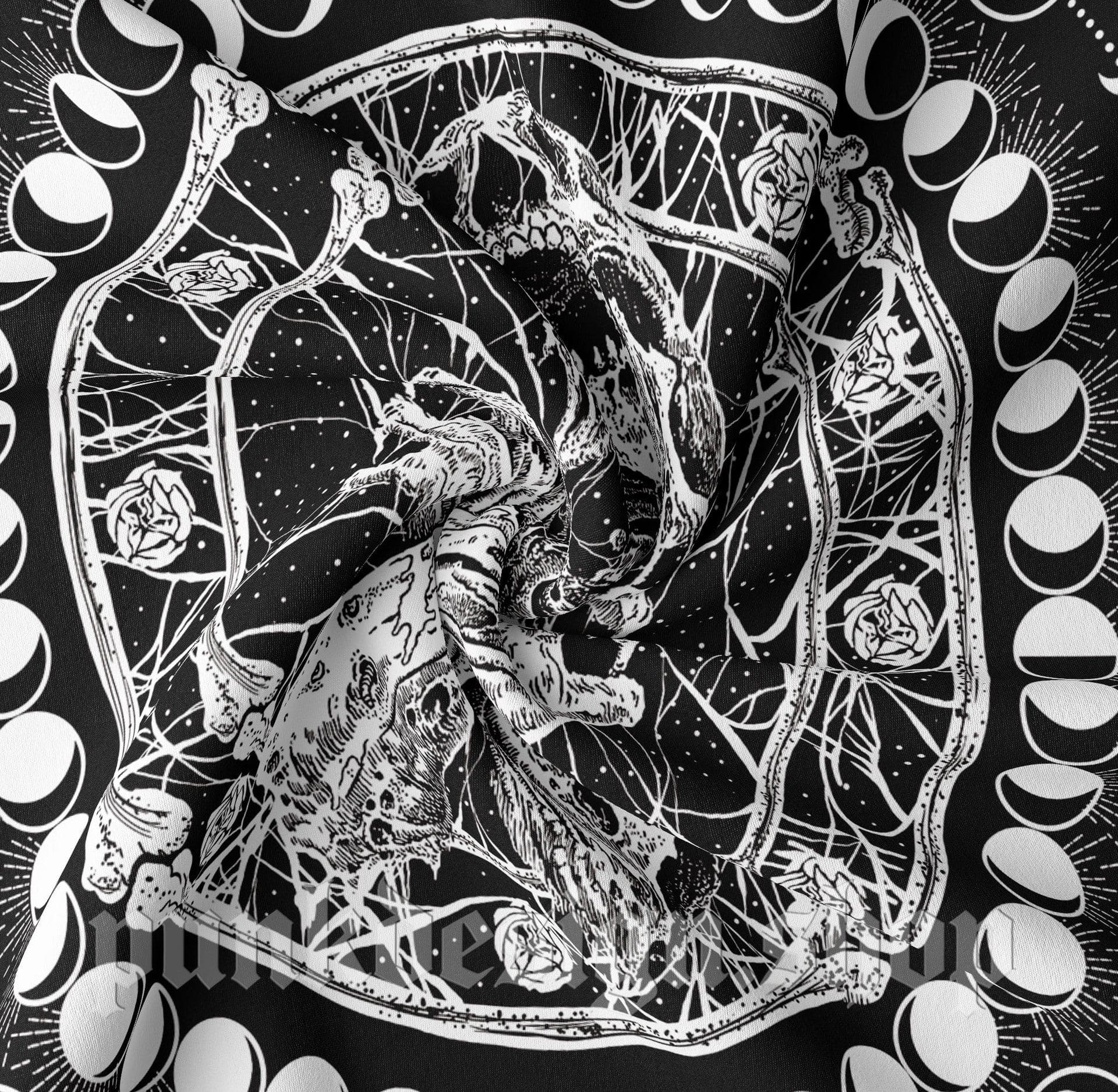 Kobine Home's Gothic Skull Printed Tapestry