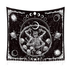 Kobine Home's Gothic Skull Printed Tapestry