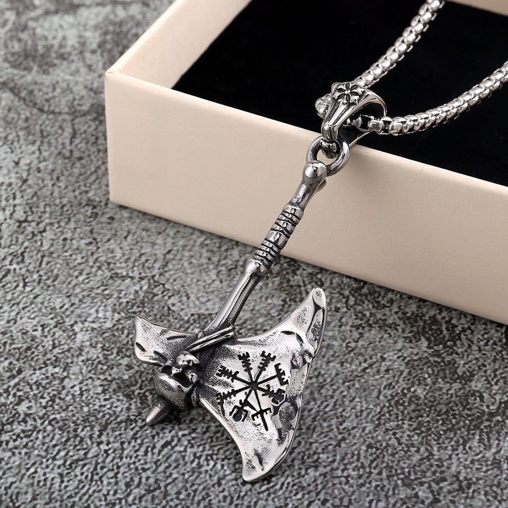 Kobine Men's Punk Axe Necklace