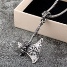 Kobine Men's Punk Axe Necklace