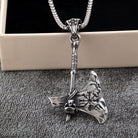 Kobine Men's Punk Axe Necklace