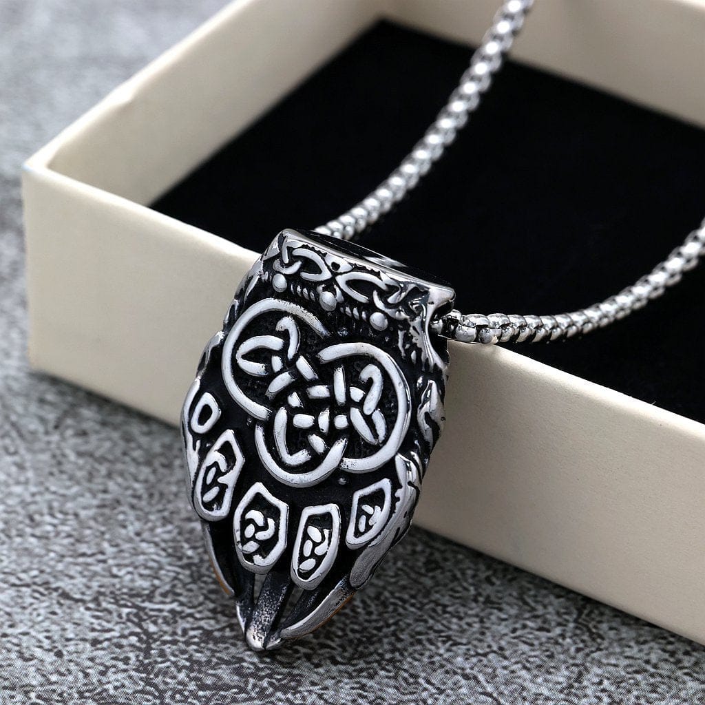 Kobine Men's Punk Bear Paw Necklace