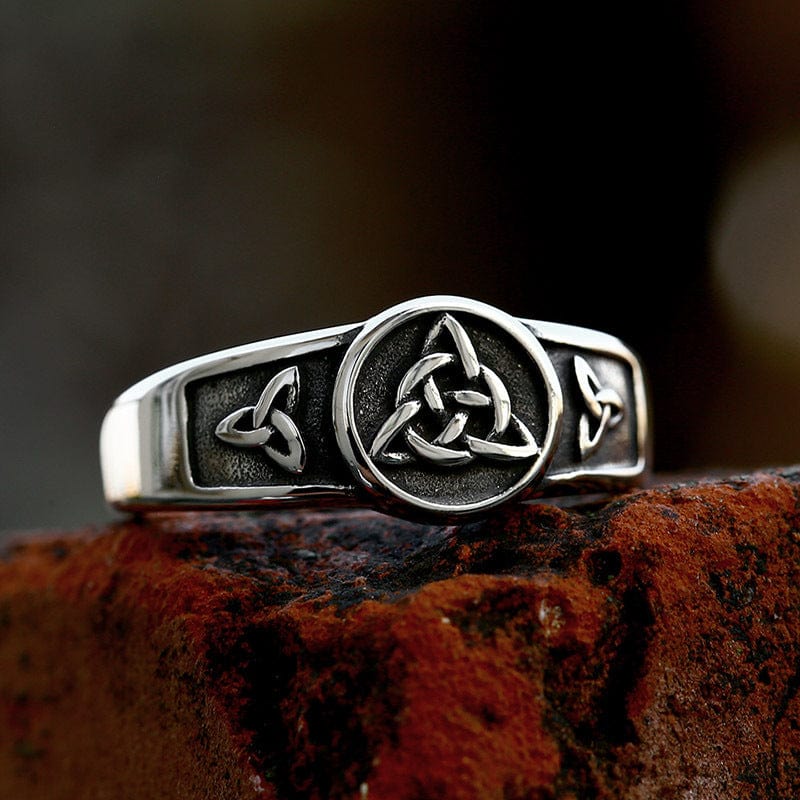 Kobine Men's Punk Celtic Knot Ring