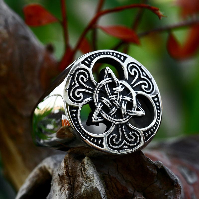 Kobine Men's Punk Celtic Knot Ring