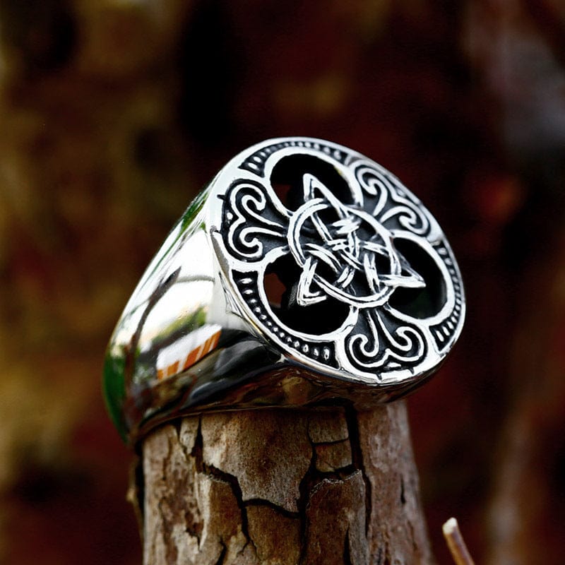 Kobine Men's Punk Celtic Knot Ring