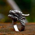 Kobine Men's Punk Dragon Ring