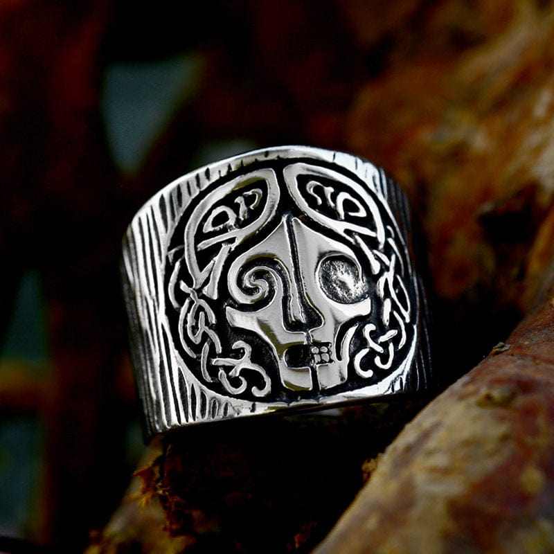 Kobine Men's Punk Mask Ring