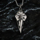 Kobine Men's Punk Norse Mythology Vidarr's Arrow & Runes Necklace