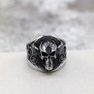 Kobine Men's Punk Skull Ring