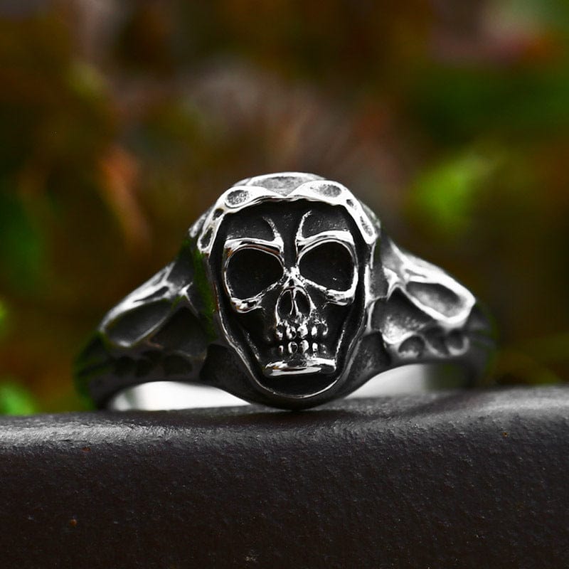 Kobine Men's Punk Skull Ring