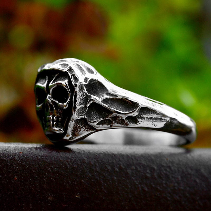 Kobine Men's Punk Skull Ring