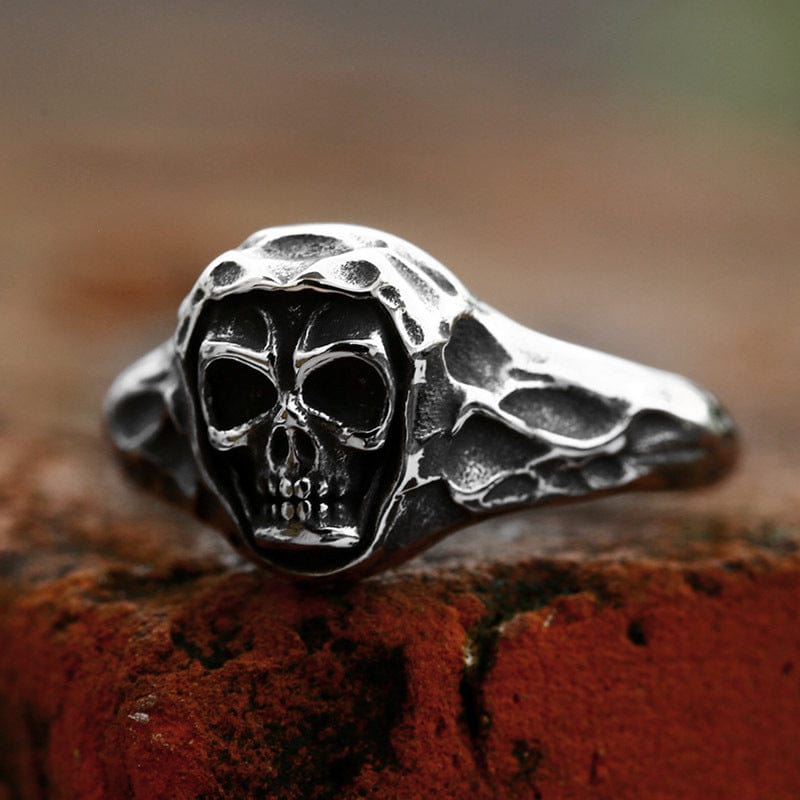 Kobine Men's Punk Skull Ring