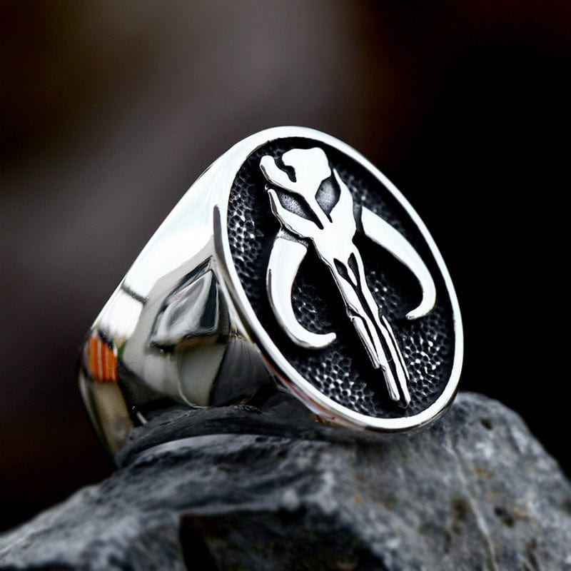 Kobine Men's Punk Skull Ring