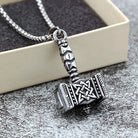 Kobine Men's Punk Viking Mjölnir Necklace