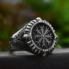 Kobine Men's Punk Viking Skull Ring