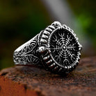 Kobine Men's Punk Viking Skull Ring
