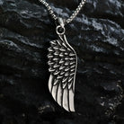 Kobine Men's Punk Wing Pendant Necklace