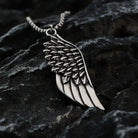 Kobine Men's Punk Wing Pendant Necklace