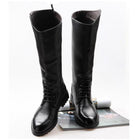 Kobine Men's Self Tie Back Zip Riding Boots