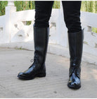 Kobine Men's Self Tie Back Zip Riding Boots