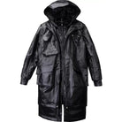 Kobine Men's Techwear Big Pocket Mock Two-piece Hooded Coat
