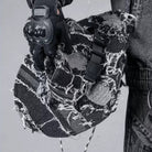 Kobine Men's Techwear Distressed Raw Edge Boonie Hat
