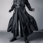 Kobine Men's Techwear Irregular Draped Loose Skirt Pants