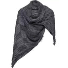 Kobine Men's Techwear Ruched Distressed Raw Edge Scarf