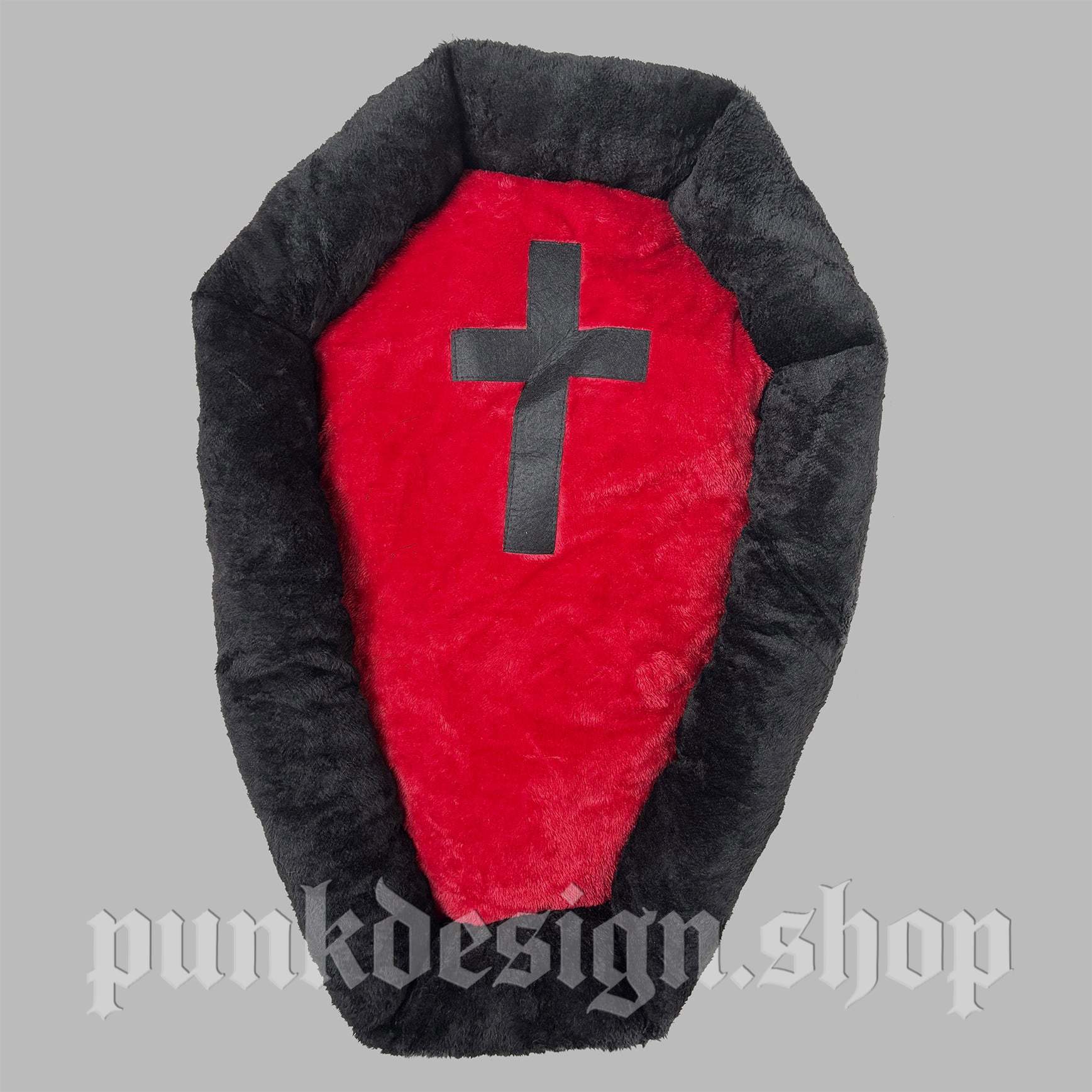 Kobine Pet's Gothic Cross Coffin Shape Cat Nest
