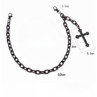 Kobine Unisex Punk Cross Waist Chain Pant Chain