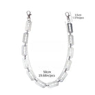 Kobine Unisex Punk Decorative Razor Blade Waist Chain