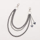 Kobine Unisex Punk Heart Multilayer Waist Chain