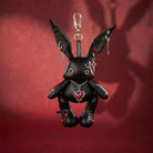 Kobine Unisex Punk Rivets Heart Bunny Bag Charm