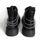 Kobine Unisex Punk Skull Multilayer Boot Chain Shoe Accessories