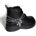 Kobine Unisex Punk Skull Multilayer Boot Chain Shoe Accessories