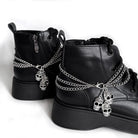 Kobine Unisex Punk Skull Multilayer Boot Chain Shoe Accessories