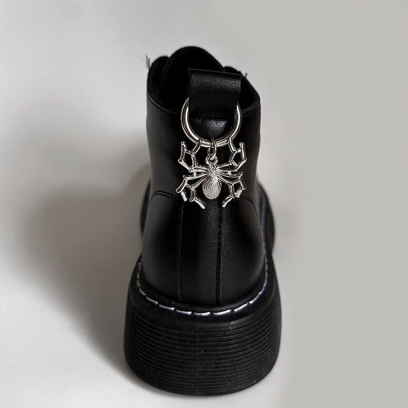 Kobine Unisex Punk Spider Shoe Charms Shoe Accessories